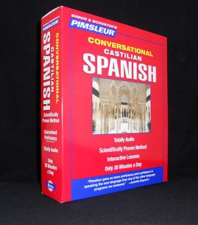 New 8 CD Pimsleur Learn to Speak conversational CASTILIAN SPANISH 