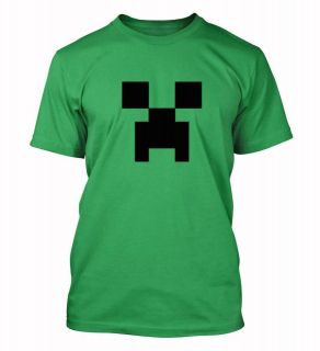 Minecraft game t shirts Creeper block war xbox wii game fan tee shirt 