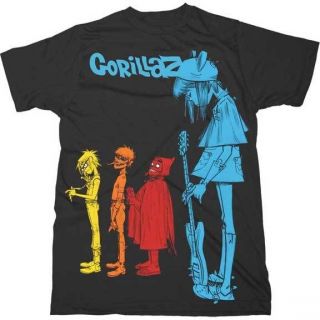 Licensed Gorillaz Rock The House Adult Shirt S 2XL