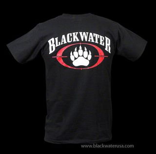 Blackwater Classic Logo T Shirt by Alstyle Black   Authorized Dealer 