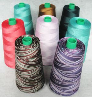 100% Merc Cotton Thread / Quilting Thread / Serging Thread (COLORS)