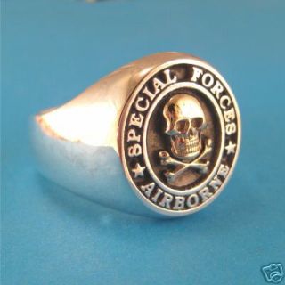 Special Forces Airborne Ring   14K & Sterling (#11 3)