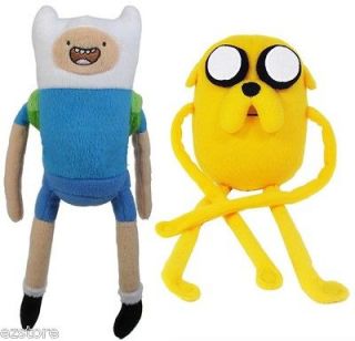 Cartoon Network Adventure Time JAKE and FINN Plush Doll Toy Figure 2 