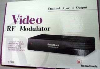 Radio Shack NEW RF Modulator DVD Video Component Adapter