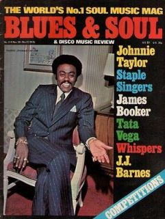 Johnnie Taylor Blues & Soul Issue 214 1976 Staple Singers Tata Vega 