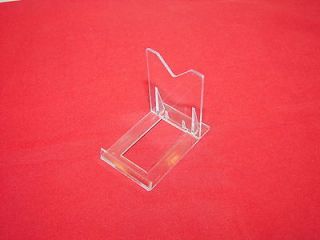   Adjustable Two Part Acrylic Plastic Display Stand Easel Holder
