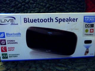 iLIVE BLUE Bluetooth Wireless Rechargeable Stereo Speaker ISB182B