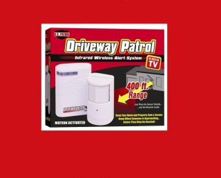 Wireless Driveway Patrol Alarm Motion Sensor Detector Security System 