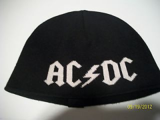AC/DC Adult One Size Black Knit Cap From Concept One