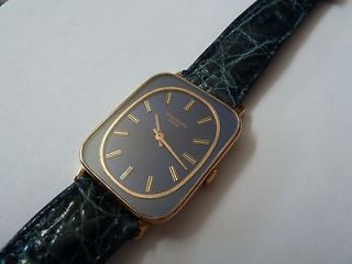 18k Gold Patek Philippe Geneve 3582 Blue Tiffany Watch
