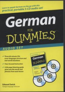 German for Dummies Set by Edward Swick 2008, CD