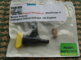 British Seagull Outboard Engine Fuel Petrol Tap
