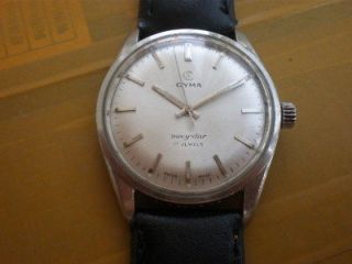Vintage CYMA NavyStar 17 Jewels Manual Mens Watch