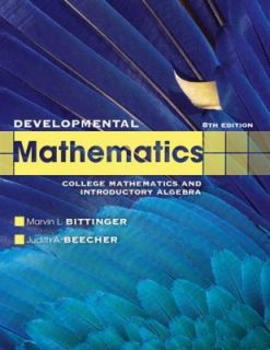   Mathematics by Judith A. Beecher and Marvin L. Bittinger (2010