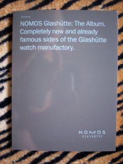 2012 NOMOS WATCH COLLECTION BOOK! GLASHUTTE TETRA LUDWIG CLUB ORION 