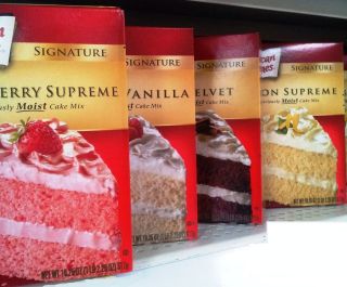   SIGNATURE CLASSIC MOIST DELUXE CAKE CUPCAKE MIX ~ 16 FLAVOR CHOICES