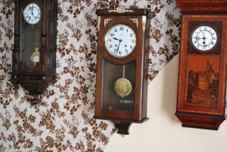 Antique Wall Clock Regulator Vedette Model depose Made France