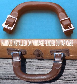 Vintage Guitar Case Replacement Handle,Padded Leather No Tools