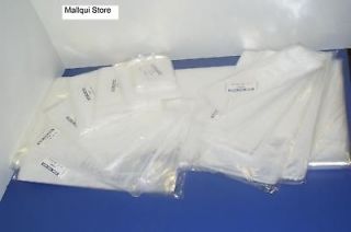 500 CLEAR 10 x 14 POLY BAGS PLASTIC 1 MIL FLAT OPEN TOP