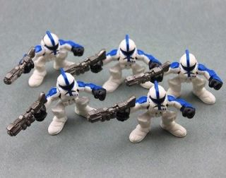   Wars Galactic Heroes Blue Clone Trooper Figure The Clone Wars SW31