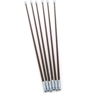 Chimney Cleaning Brush and Rods Black Flex Rods 16 ft