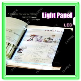 S5M Eye Protection LED Reading Panel Bed Book Light Mini Flashlight 