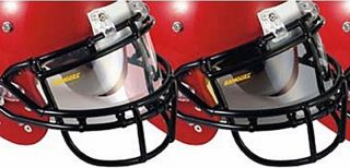 New ProVu Football Helmet Eye Shield by BangerZ. Clear or smoke color