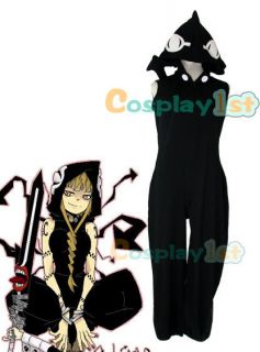 Soul Eater Medusa Black Cosplay Costume Jumpsuit