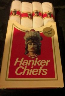 Hanker chiefs mens permanent press four handkerchief by Ashear