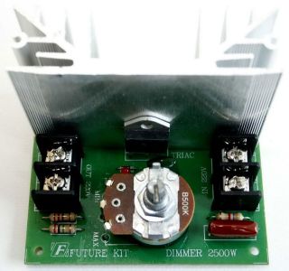 NEW DIMMER 2500W FOR LIGHT LAMP OVEN STOVE PAN PCB MODULE ASSEMBLED 