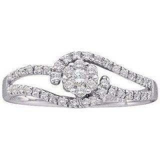 Solitaire Engagement Ring Band SI1/G 0.80Ctw Diamond Jewelry Pave Set 