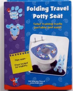 BLUES CLUES Portable Folding Travel Potty Training Seat Brand NEW In 