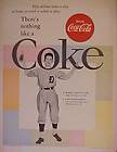 1955 Coca Cola Soda Pop Six Pack Carton Coke Bottles Ad