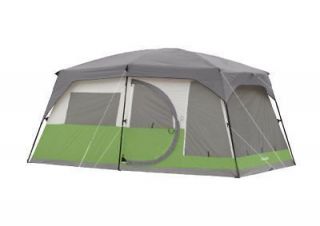 Coleman Vacationer 10 Person 15 x 10 Cabin Tent Lighted Family Camping