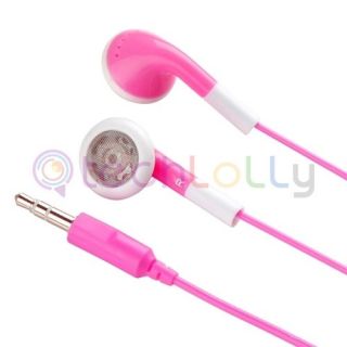 Quality Stereo Earphone Headset For Apple iPod Touch 3 3G Baby Pink 