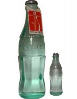 Coca Cola Coin Bottle Bank Combo   23 and 11 bottles