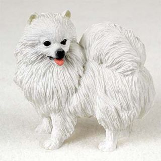 American Eskimo Miniature Hand Painted Collectible Dog Figurine