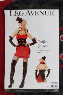 Coffin Queen Leg Avenue Halloween Vampire Costume SM,ML 83489