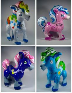   Horse Little Pony INFLATABLE Toys Blow Up Party Party Favor Decor 27