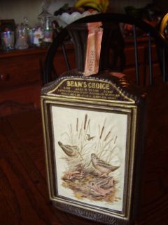 Vintage Jim Beam Beams Choice Distillary John Lockhart Wildlife Birds 