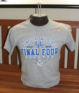 2011 NCAA Mens Basketball Final Four 4 Shirt Kentucky Wildcats S M L 