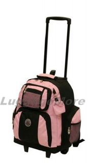 18 Large Rolling Backpack Wheeled College Bookbag Travel Carry on (10 