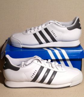 New Adidas Samoa White/Iron Athletic Shoes Mens 12