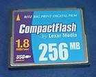AE C Compact Flash Digital CF Memory Card PDA GPS CAMERA 256 MB NEW 