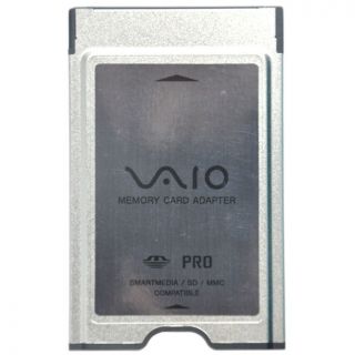 NEW Original Sony SD/MMC card to PCMCIA PC CARD ADAPTER