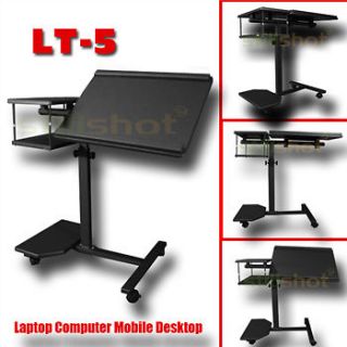 LAPTOP COMPUTER NOTEBOOK DESK MOBILE TABLE STAND CART LT 5