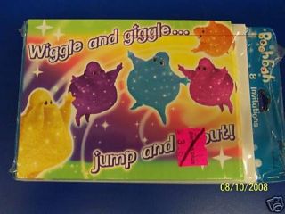Boobah PBS Kids TV Show Birthday Party Invitations w/Envelopes