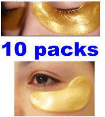 Gold Powder Bio Collagen Crystal Eye Mask Woman Lady Gel Skin Care 
