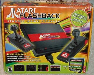 Atari Flashback Black & Red Plug and Play TV Video Game (NTSC)