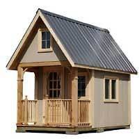 Build an 8 x 13.6 Guest Bunkie or Cottage / Cabin DIY Plans